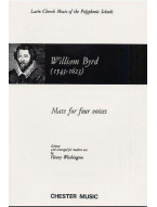 William Byrd: Mass For Four Voices (noty na sborový zpěv SATB)