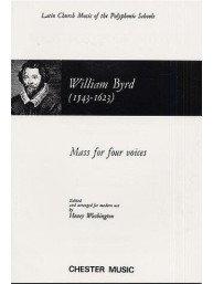 William Byrd: Mass For Four Voices (noty na sborový zpěv SATB)
