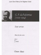 Giovanni Palestrina: Sicut Cervus (Steele) (noty na sborový zpěv SATB) - SADA 5 ks