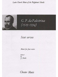 Giovanni Palestrina: Sicut Cervus (Steele) (noty na sborový zpěv SATB) - SADA 5 ks