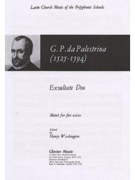 Giovanni Palestrina: Exsultate Deo (noty na sborový zpěv SATB) - SADA 5 ks