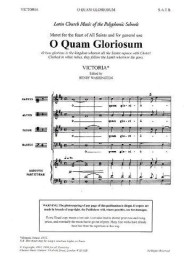 Victoria: O Quam Gloriosum (Washington) (noty na sborový zpěv SATB) - SADA 5 ks