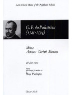 Giovanni Palestrina: Missa Aeterna Christi Munera (noty na sborový zpěv SATB)