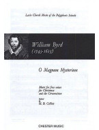 William Byrd: O Magnum Mysterium (noty na sborový zpěv SATB) - SADA 5 ks