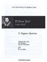 William Byrd: O Magnum Mysterium (noty na sborový zpěv SATB) - SADA 5 ks