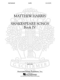 Matthew Harris: Shakespeare Songs Book 4 (noty na sborový zpěv SATB) - SADA 5 ks