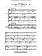 Matthew Harris: Shakespeare Songs Book 2 (noty na sborový zpěv SATB) - SADA 5 ks