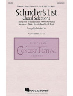 John Williams: Schindler's List (Schindlerův seznam) - Choral Selections (noty na sborový zpěv SATB) - SADA 5 ks