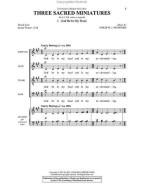 Philip Stopford: Three Sacred Miniatures (noty na sborový zpěv SATB) - SADA 5 ks