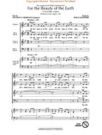 Philip Stopford: For The Beauty Of The Earth (SAATTBB A Cappella) (noty na sborový zpěv SATB) - SADA 5 ks