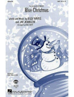 Blue Christmas (noty na sborový zpěv SATB) - SADA 5 ks