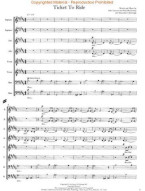 Swingle Singers: Ticket To Ride (noty na sborový zpěv SATB)