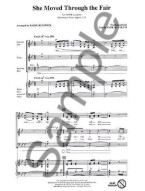 She Moved Through the Fair (noty na sborový zpěv SATB) - SADA 5 ks