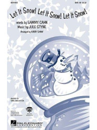 Jule Styne: Let It Snow! Let It Snow! Let It Snow! (noty na sborový zpěv SATB) - SADA 5 ks