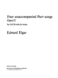 Edward Elgar: Four Unaccompanied Part-Songs Opus 53 (noty na sborový zpěv SATB)