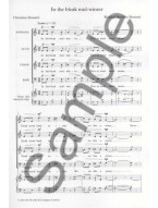Richard Rodney Bennett: In The Bleak Mid-Winter (noty na sborový zpěv SATB) - SADA 5 ks