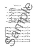 Richard Rodney Bennett: New Year Carol (noty na sborový zpěv SATB) - SADA 5 ks