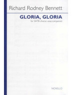 Richard Rodney Bennett: Gloria, Gloria (noty na sborový zpěv SATB) - SADA 5 ks