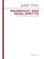 Judith Weir: Magnificat And Nunc Dimittis (SAATTBB Unaccompanied) (noty na sborový zpěv SATB) - SADA 5 ks