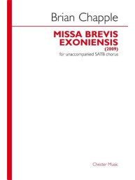 Brian Chapple: Missa Brevis Exoniensis (noty na sborový zpěv SATB)