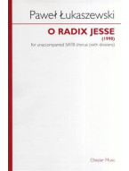 Pawel Lukaszewski: O Radix Jesse (noty na sborový zpěv SATB) - SADA 5 ks