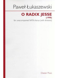 Pawel Lukaszewski: O Radix Jesse (noty na sborový zpěv SATB) - SADA 5 ks