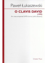 Pawel Lukaszewski: O Clavis David (noty na sborový zpěv SATB) - SADA 5 ks