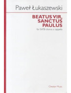 Pawel Lukaszewski: Beatus Vir, Sanctus Paulus (noty na sborový zpěv SATB) - SADA 5 ks