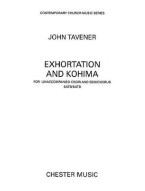 John Tavener: Exhortation And Kohima (noty na sborový zpěv SATB) - SADA 5 ks