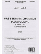 John Harle: Mrs Beeton's Christmas Plum Pudding (noty na sborový zpěv SATB)