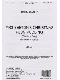 John Harle: Mrs Beeton's Christmas Plum Pudding (noty na sborový zpěv SATB)