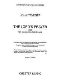 John Tavener: The Lord's Prayer (1999) (noty na sborový zpěv SATB) - SADA 5 ks