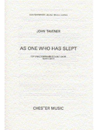 John Tavener: As One Who Has Slept (noty na sborový zpěv SATB) - SADA 5 ks