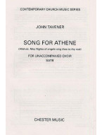 John Tavener: Song For Athene (Alleluia. May Flights Of Angels Sing Thee To Thy Rest) (noty na sborový zpěv SATB) - SADA 5 ks