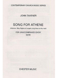 John Tavener: Song For Athene (Alleluia. May Flights Of Angels Sing Thee To Thy Rest) (noty na sborový zpěv SATB) - SADA 5 ks