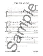 John Tavener: Song For Athene (Alleluia. May Flights Of Angels Sing Thee To Thy Rest) (noty na sborový zpěv SATB) - SADA 5 ks