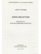 John Tavener: Annunciation (noty na sborový zpěv SATB) - SADA 5 ks