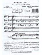 Palestrina: Rorate Coeli SSATB (noty na sborový zpěv SATB) - SADA 5 ks