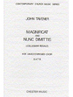 John Tavener: Magnificat And Nunc Dimittis (noty na sborový zpěv SATB)
