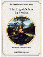The Chester Book Of Motets Vol. 9: The English School For 5 Voices (noty na sborový zpěv SATB)