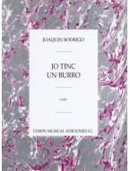 Rodrigo: Yo Tinc Un Burro Para Coro (noty na sborový zpěv SATB)
