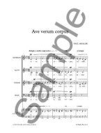 Paul Mealor: Ave Verum Corpus (noty na sborový zpěv SATB) - SADA 5 ks