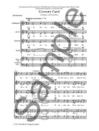 Richard Rodney Bennett: Coventry Carol (noty na sborový zpěv SATB) - SADA 5 ks