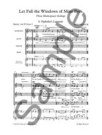 Paul Mealor: Let Fall The Windows Of Mine Eyes (noty na sborový zpěv SATB) - SADA 5 ks