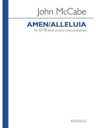 John McCabe: Amen/Alleluia (noty na sborový zpěv SATB) - SADA 5 ks