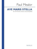 Paul Mealor: Ave Maris Stella (noty na sborový zpěv SATB) - SADA 5 ks