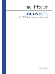 Paul Mealor: Locus Iste (noty na sborový zpěv SATB) - SADA 5 ks