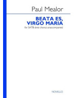 Paul Mealor: Beata Es, Virgo Maria (noty na sborový zpěv SATB) - SADA 5 ks