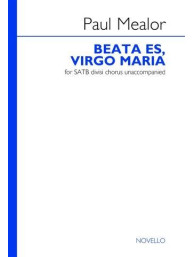 Paul Mealor: Beata Es, Virgo Maria (noty na sborový zpěv SATB) - SADA 5 ks