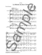 John Duggan: La Ballade De Jesus Christ (Novello New Choral Series) (noty na sborový zpěv SATB) - SADA 5 ks